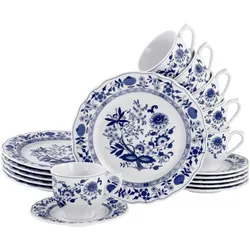 creaTable Kaffeeservice 18-tlg FLORA - B/H/T ca. 38.00x21.00x25.00