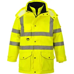 Warnschutz Winterjacke 7in1 "S427" Traffic gelb - 6XL - gelb