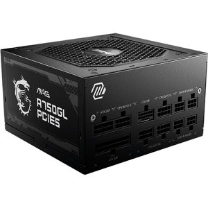 MSI PC-Netzteil MAG A750GL PCIE5, ATX 3.1, 750 Watt, vollmodular, Silent-Kühlung, DC/DC-Wandler, 80 Plus Gold