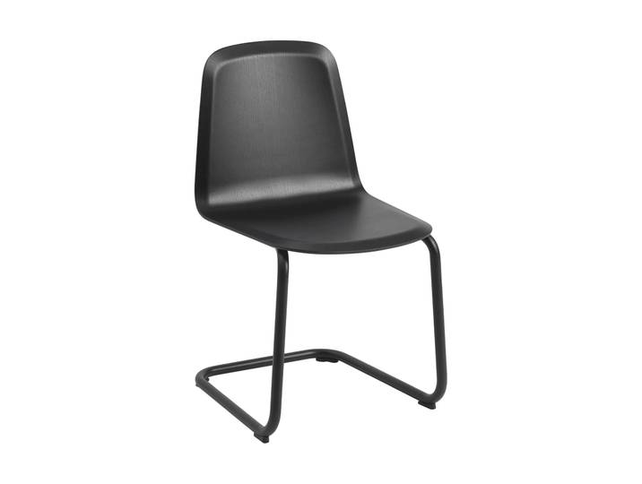 Muuto Brink Chair Cantilever Base chaise Noir-noir