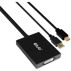 CLUB3D MiniDisplayPort 1.2a to Dual Link DVI-D Active Adapter