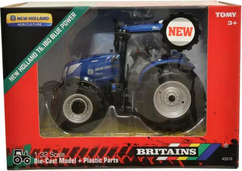 Tomy Britains New Holland T6.180 Blue Power Tractor modelnummer 43319