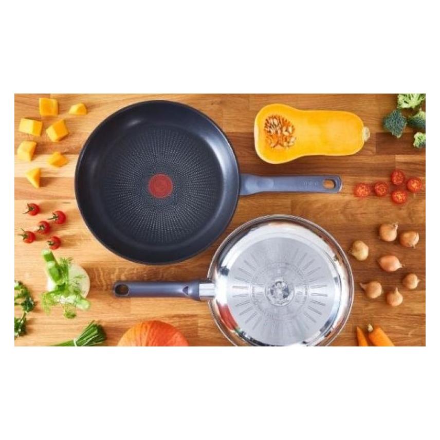 Tefal SET 2FP DAILY COOK SS POLI G6 PL (G7132S55) (Bratpfanne, Edelstahl) (G7132S55)