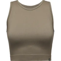 Black Diamond SEAMLESS Croptop Damen | Gr. L | braun - braun