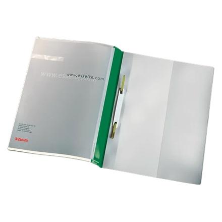 Esselte 28360 A4-Mappe aus grünem PVC (A4, 1x) (28360)