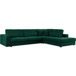 ECKSOFA Savona Dunkelgrün Velvet - rechts