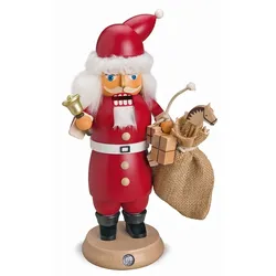 Müller RauchKnacker® Weihnachtsmann mit Glocke und Geschenkesack