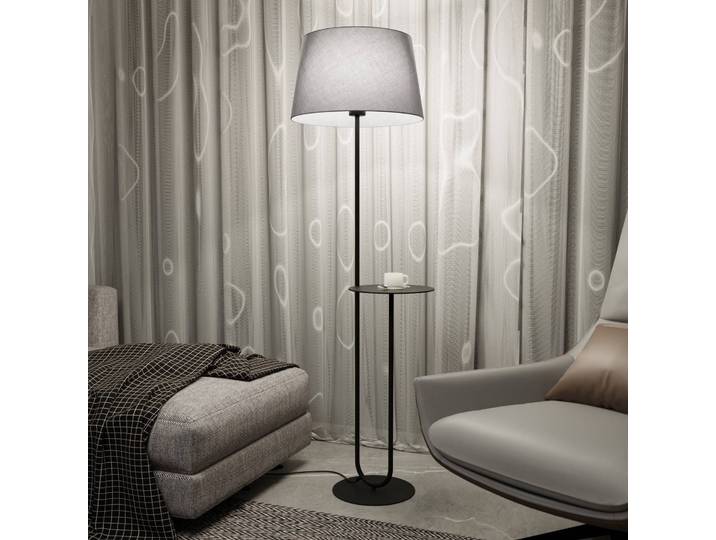 Stehlampe Hotel EMIBIG LIGHTING, schwarz, für Wohn- / Esszimmer, Metall, Modern, Stehlampe