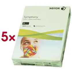 Xerox 5er-Pack farbiges Papier »Symphony« grün