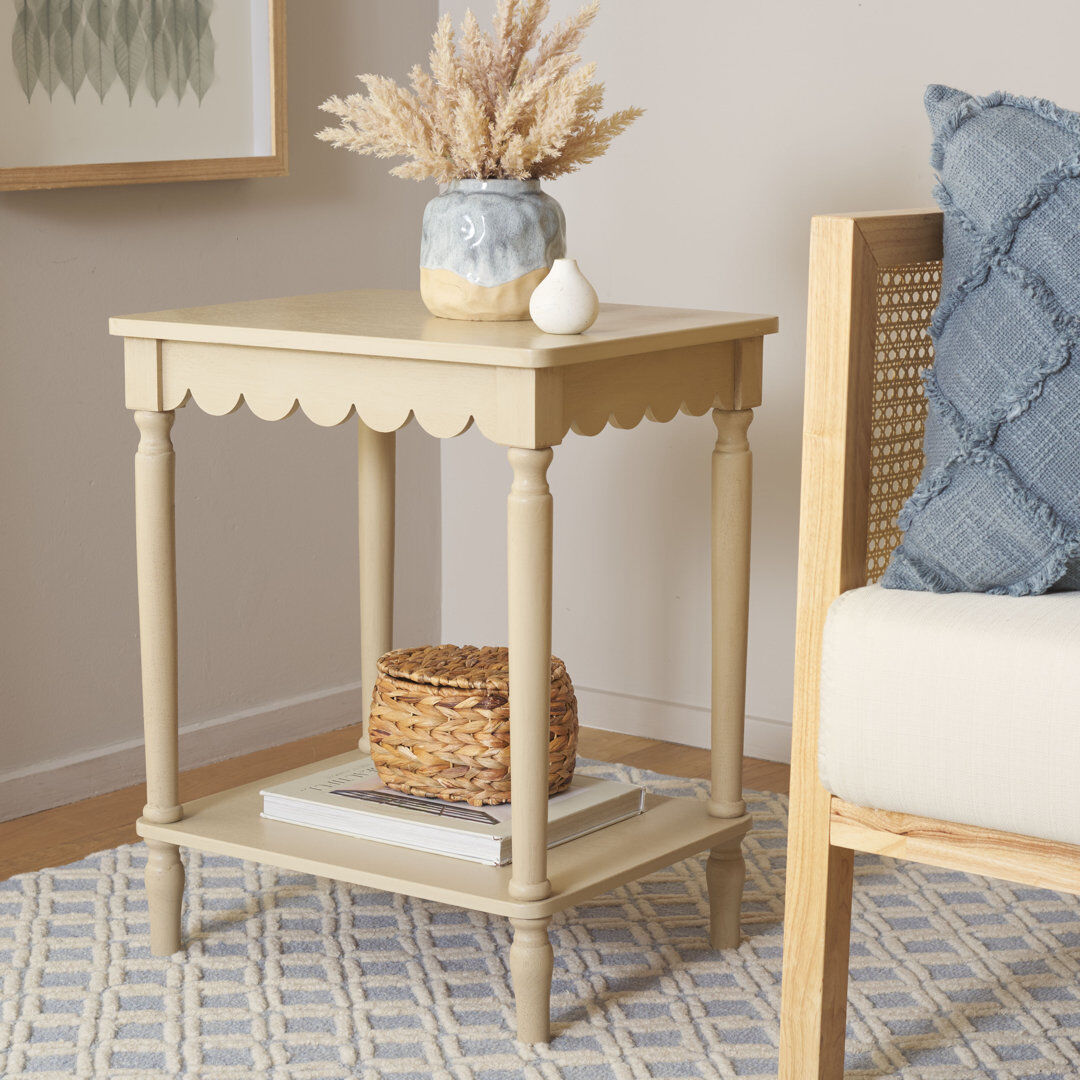 Safavieh Haven End Table Natural 66.04 cmH x 48.01 cmW x 39.88 cmD