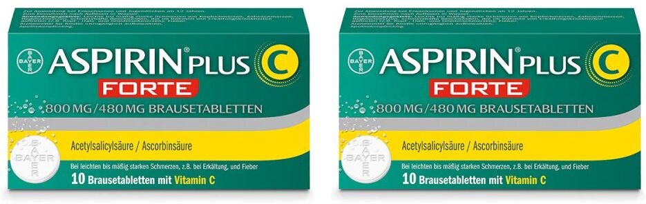 Aspirin plus C forte 800 mg/480 mg Brausetabletten