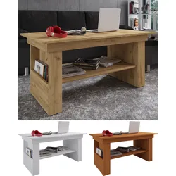 VCM Holz Couchtisch schlicht   Maße ca. H. 52 x B. 115 x T. 58 cm   Wohnzimmertisch - Kobila