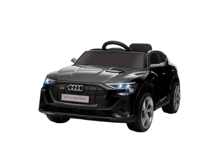 HOMCOM Elektro Kinderauto 12V Audi E-tron Elektrofahrzeug 3-5 Jahre Schwarz