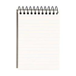 Bantex Notizblock wire-o, a7, liniert, 50 Blatt, 70 g (A7, Liniert, Harter Einband) (100302756)