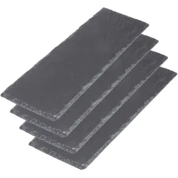 WESTMARK 4 Servierplatten Naturschiefer »Tapas + Friends«, 30 x 10 cm