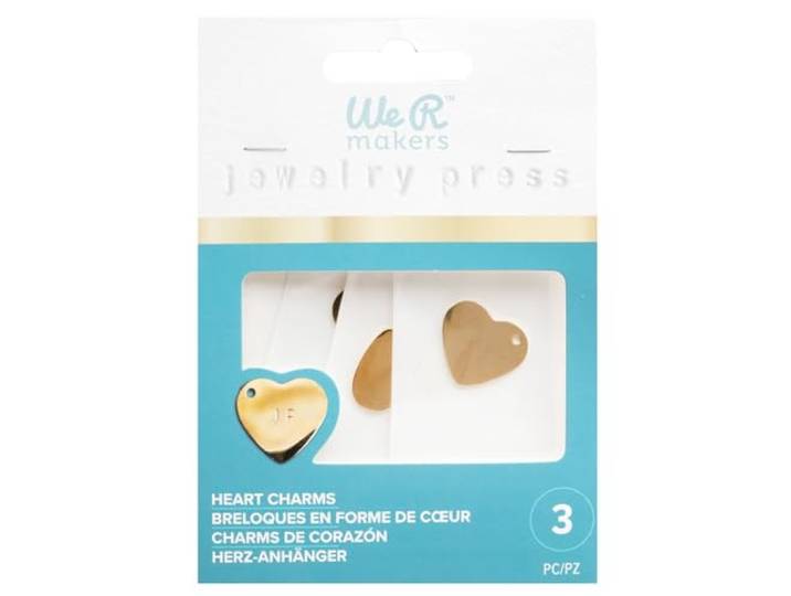 Artemio WR 3 HEART CHARMS - JEWELRY PRESS 60000639