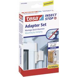 tesa 55193-00 Adapter Alu Comfort Fliegengitter Adapter-Set Passend für Marke (Tiervertreiber) Tesa Tesa Fliegengitter 3 St.