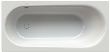 Bette Badewanne BetteComodo 1623000 170x80cm, weiß, seitlicher Überlauf