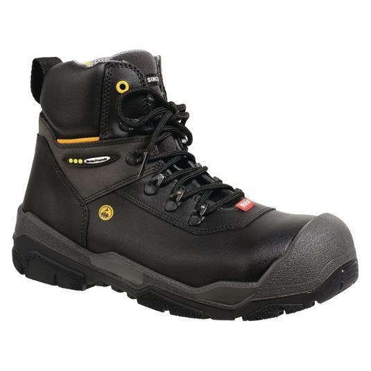 Jalas Stiefel 1828 Jupiter schwarz grau gelb S3 Gr. 41 (S3, 41) (6408487440496)