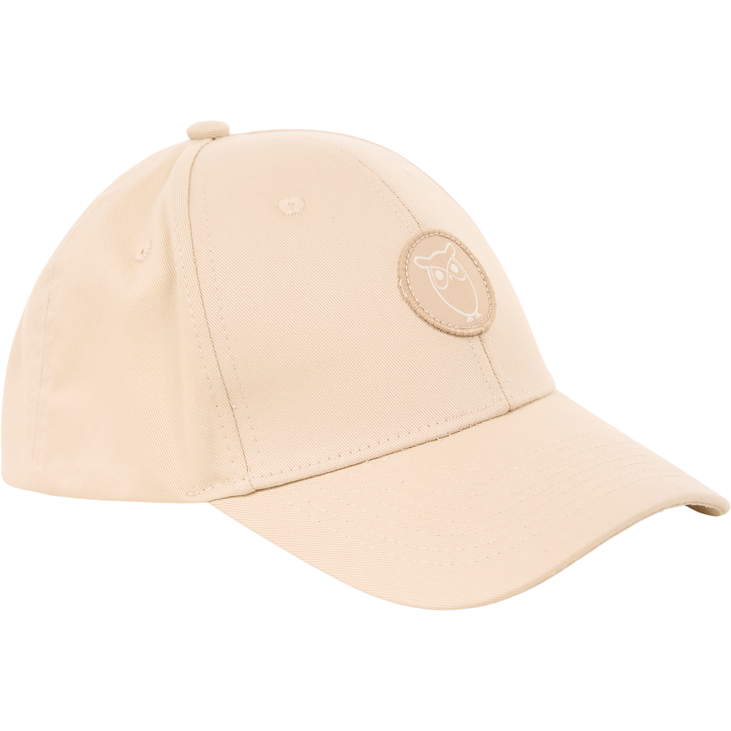 KnowledgeCotton Apparel Twill Cap Basecaps beige Größe M Lifestyle Hautfreundlich