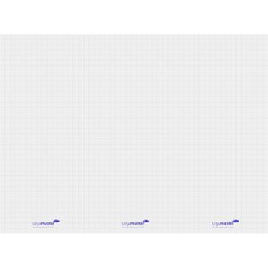 Legamaster Flipchartfolie Magic-Chart Flipchart XL, 7-159054 selbsthaftend, kariert, 90x120cm, 15Blatt