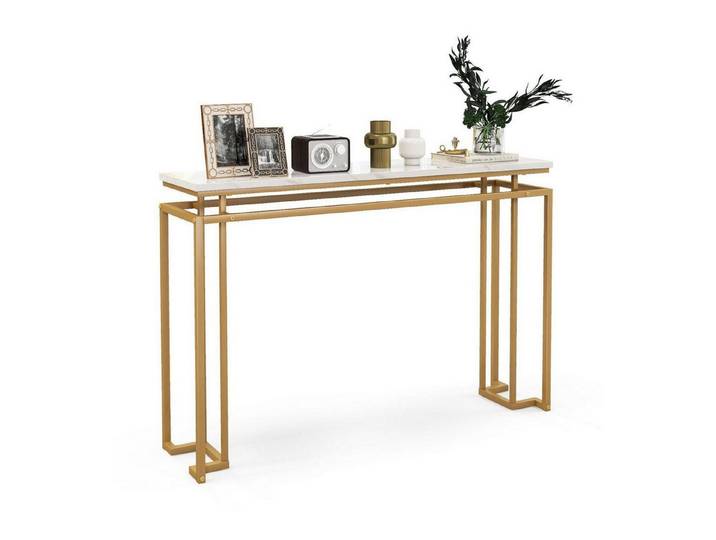 LuxusKollektion Konsolentisch Konsolentisch Metall 120cm (1-St)
