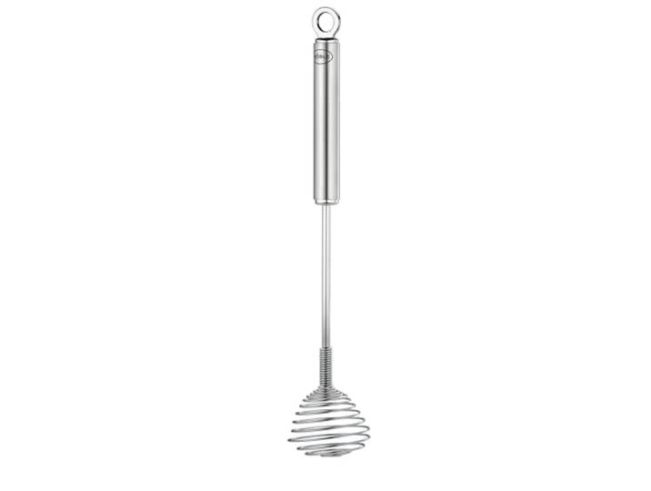 RÖSLE Quirlbesen, hochwertiges Drahtrührgerät zum Verquirlen von Speisen, Edelstahl 18/10, spülmaschinengeeignet, 27 cm, Silber
