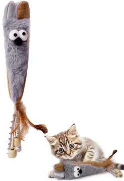 Uplift Picks Electric Interactive Mouse Cat Toy Fast Moving Plush Pet Chaser For Indoor Kittens c
