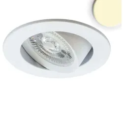 ISOLED LED Einbauleuchte Slim68 weiß, rund, 9W, warmweiß, dimmbar ISO-114883