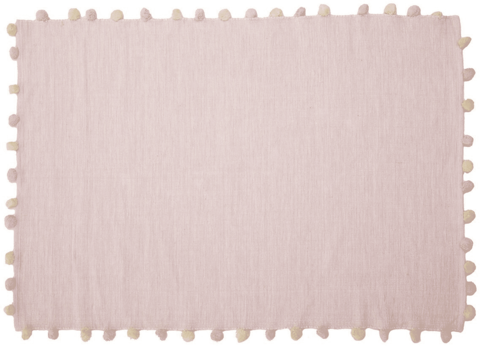 Ottilia Pink Bobbled Edge Rug