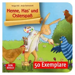 Henne, Has/' und Osterspass. Mini-Bilderbuch. Paket mit 50 Exemplaren zum Vorteilspreis, Kinderbücher von Helga Fell