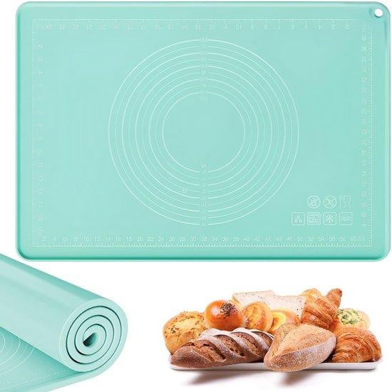 Azomor Grote siliconen bakmat met antislip oppervlak en meetfuncties, 70 x 50 cm