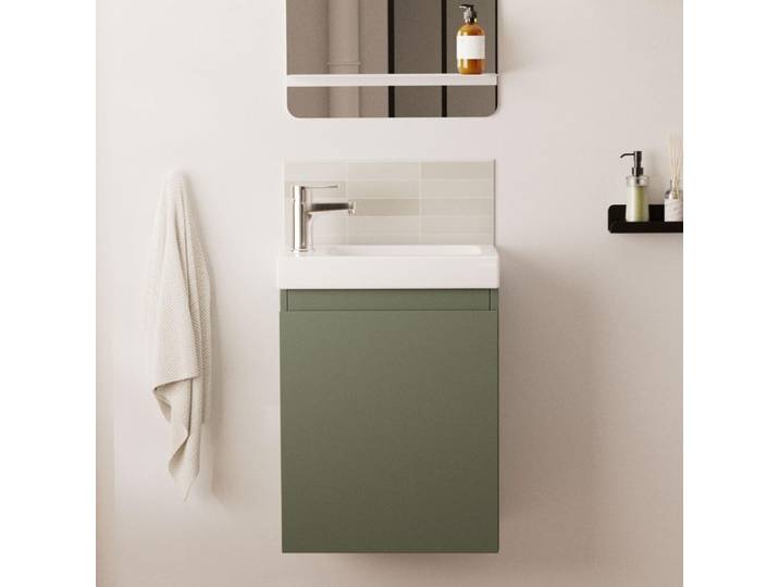 Mob In Meuble lave-mains suspendu LISA 41 cm Vert