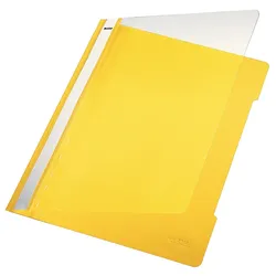 Leitz Standard Plastik-Schnellhefter 4191 DIN A4 Polypropylen 60 Blatt Gelb