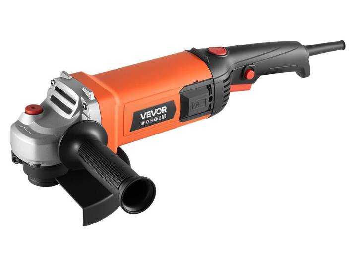 VEVOR Meuleuse d'Angle\, 177\,8 mm\, Meuleuse Angulaire Filaire\, 8\,2 A\, 8500 tr/min\, avec Protection Anti-poussière Réglable\, pour Meulage\, Découpe\, Élimination de la Rouille du Métal\, Disque Non Inclus