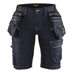 Damen Jeans Handwerker Shorts "7992" X1900 marine - C32 - Blau