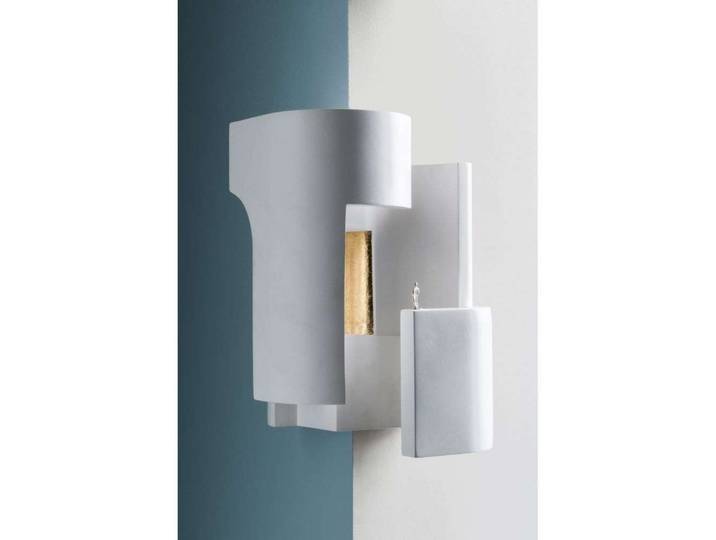 Soul Story Angle 1 Applique Murale White/Gold - DCW - Plâtre / argile