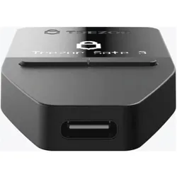 Trezor Safe 3 - Cosmic Black (Bitcoin, Bitcoin Cash, Cardano, Dogecoin, Ethereum Classic, Litecoin, Stellar), Crypto Wallet, Schwarz