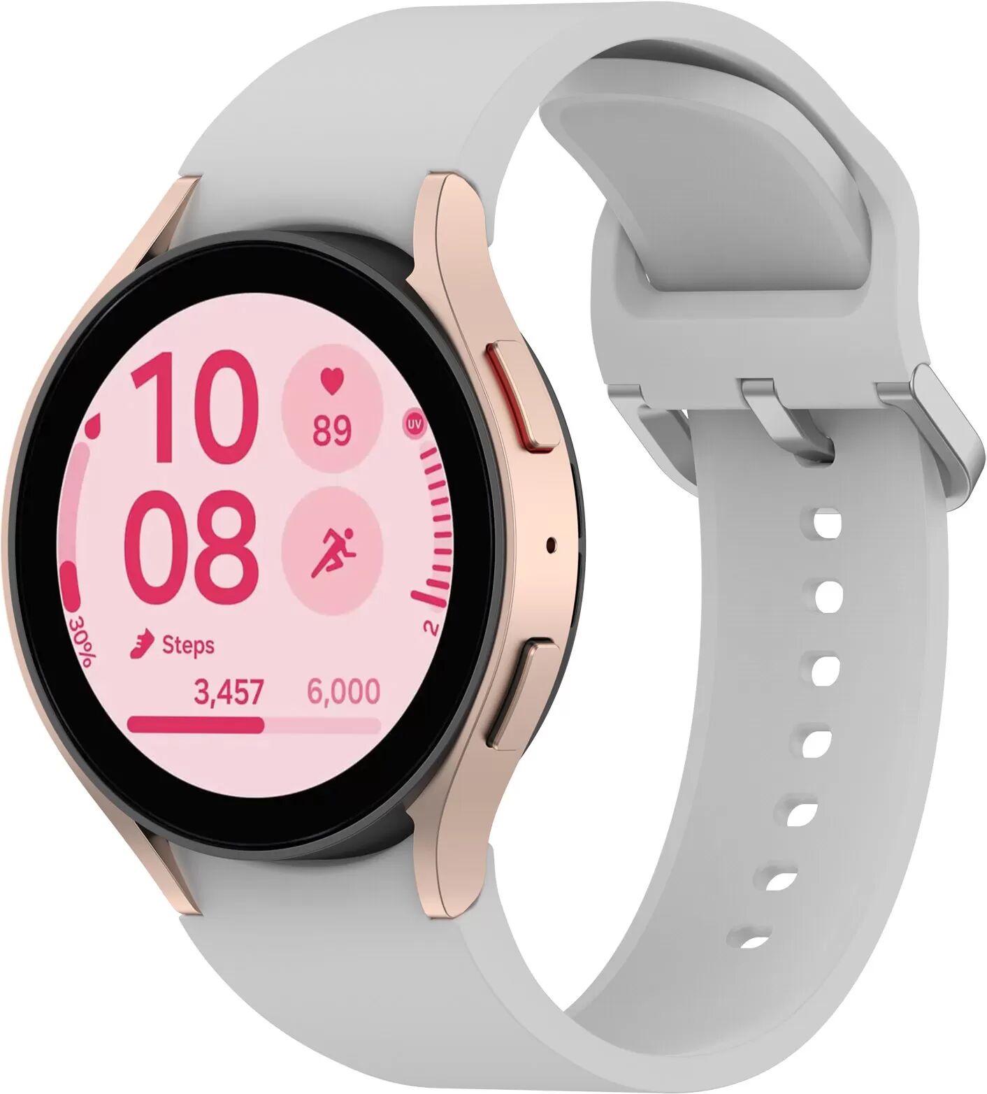 INF Silikonarmband für Samsung Galaxy Watch 7/FE Grau