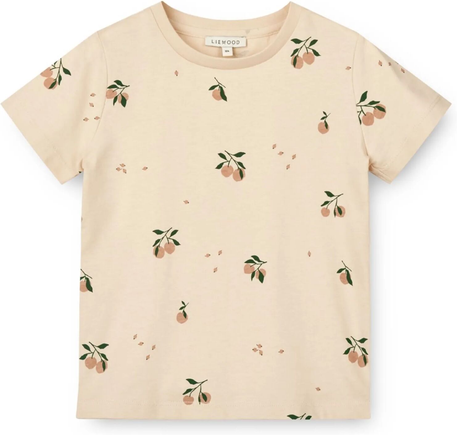 Liewood T-shirt Apia Pêches Coton Bio Ecru 9/12 mois