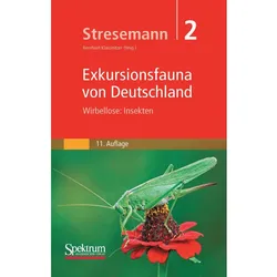 Stresemann - Exkursionsfauna von Deutschland 2: Wirbellose: Insekten, Fachbücher von Bernhard Klausnitzer, Erwin Stresemann, Hans-Joachim Hannemann, Konrad Senglaub
