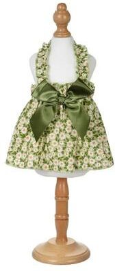 Inspired Finds BloomCharm Floral Pet Dress For Cats & Small Dogs green xl: 9.9 12.1 Lb