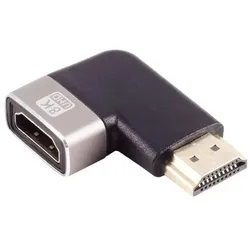 shiverpeaks HDMI-A Adapter 90° Winkel links 8K Metall