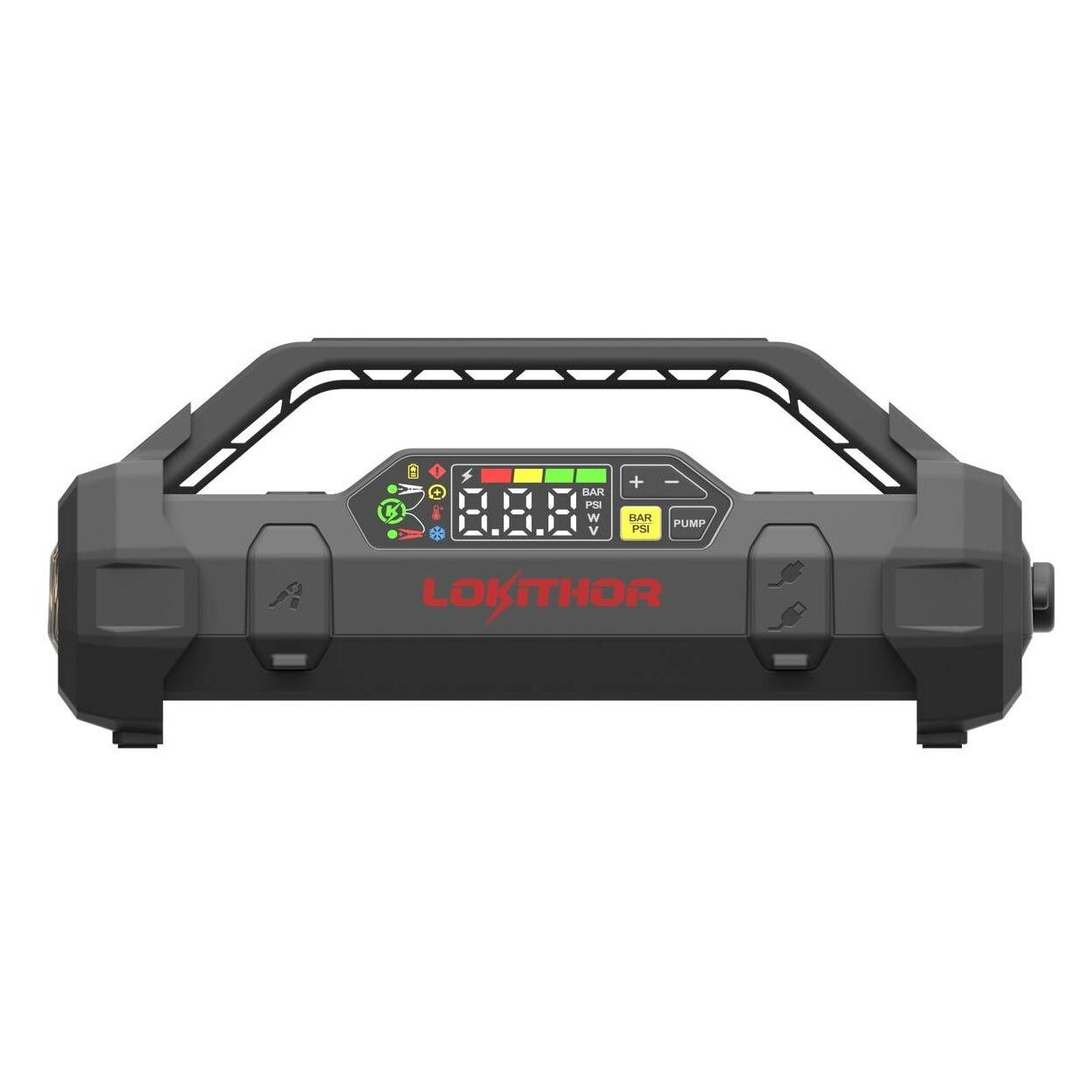 Lokithor Starterbatterie LiPo 12 V 74.37 Wh 2500A (2500 A, 6200 mAh) (JA301 PRO)