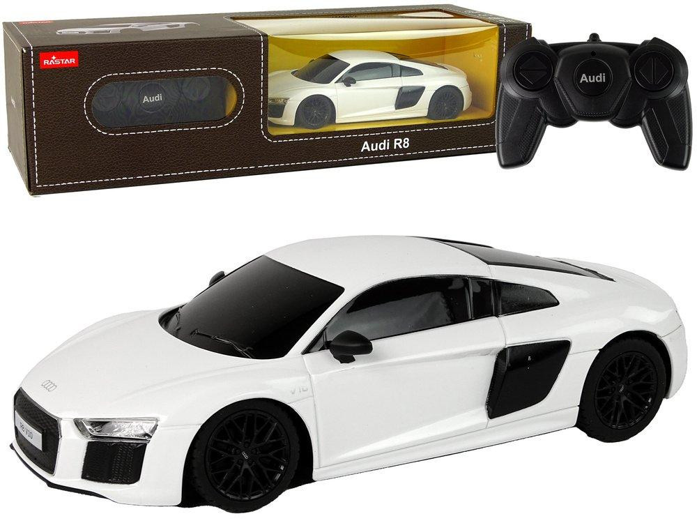 Rastar Audi R8 RC op afstand bestuurbare auto - Wit - 1:24
