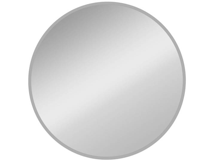 Homcom Wandspiegel Aluminiumlegierung Glas Silber, Silberfarben, Metall, 1x61x61 cm, Spiegel