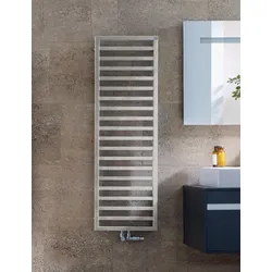 Zehnder Design-Heizkörper Quaro Mixbetrieb, 1865x30x450 mm, Light Grey