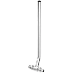 Tece flex HK-Montage T-Stück 15 mm Dim. 16, Länge 300 mm, CU vernickelt, 715016 715016