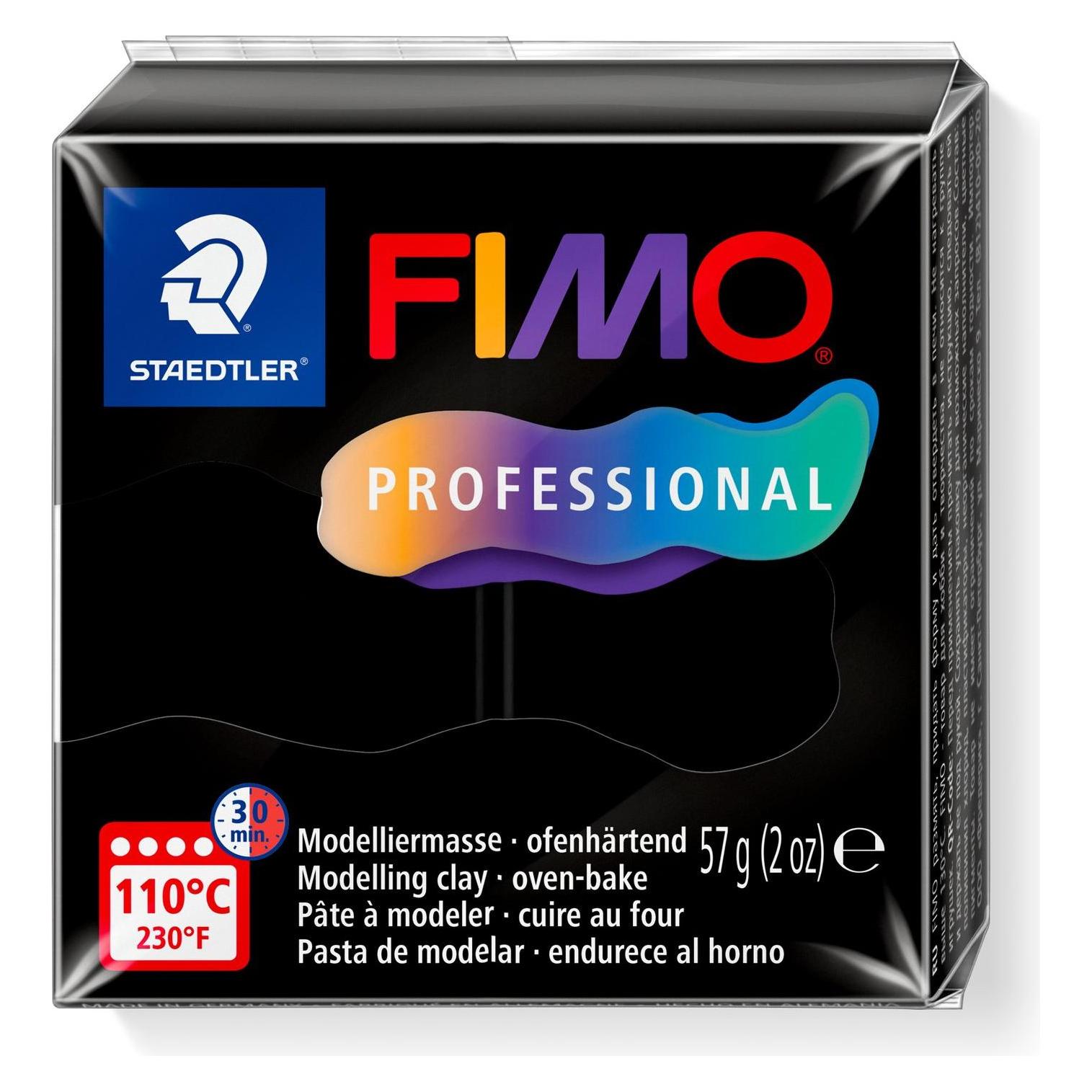 Fimo Mod.masse prof 57g schwarz (8040-9)