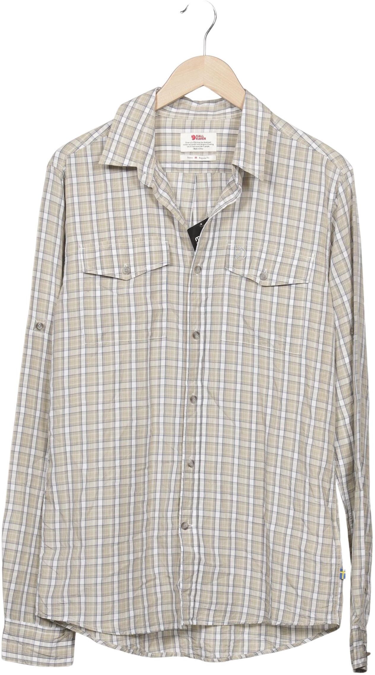Fjällräven Herren Hemd, Beige, Gr. M, Lyocell - Second Hand